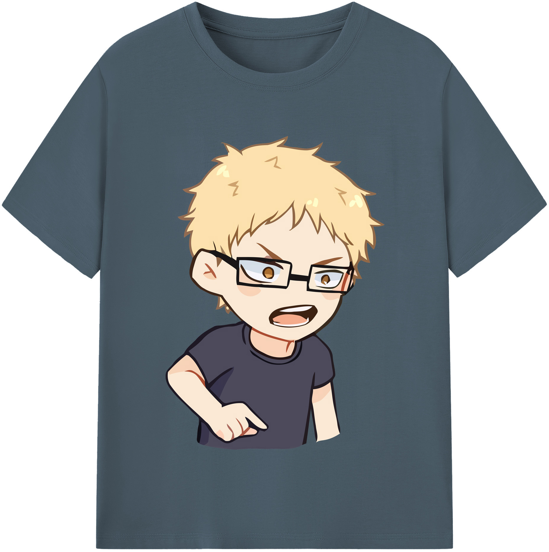 （画像用） ハイキュー!! Haikyu!! 綿100％半袖Tシャツ（フロントプリント）